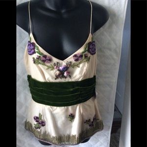 Tracy Reese Embellished Camisole/Tank NWT Sz 8